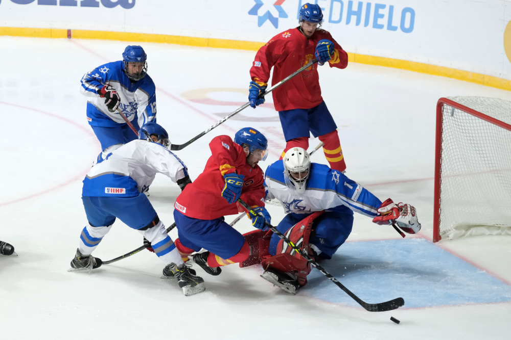 fotografía de hockey