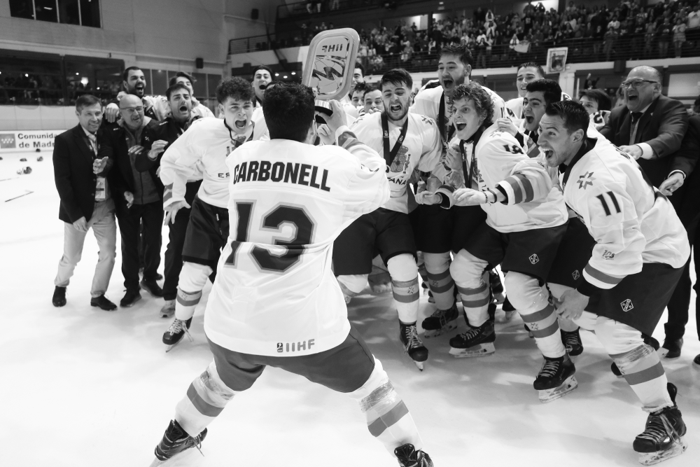 fotografía de hockey