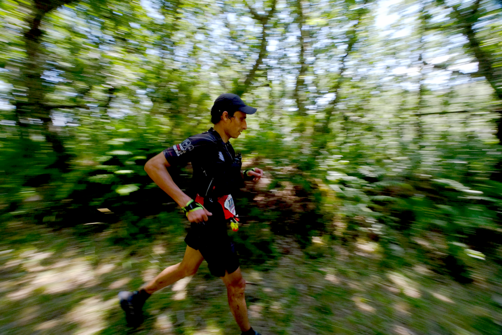 fotografía de trail running